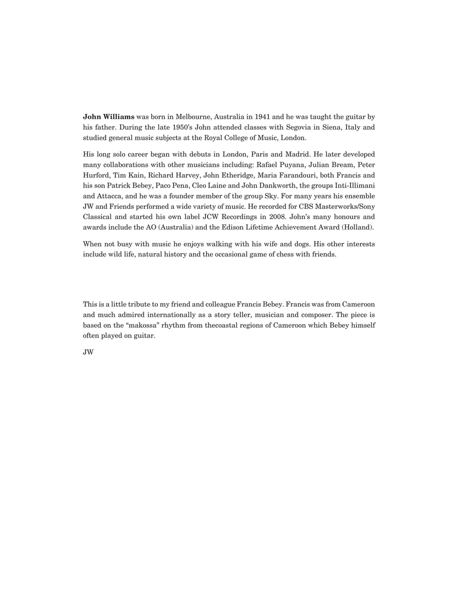 Hello Francis Hello Francis Classical Guitar scores gallery preview page 3