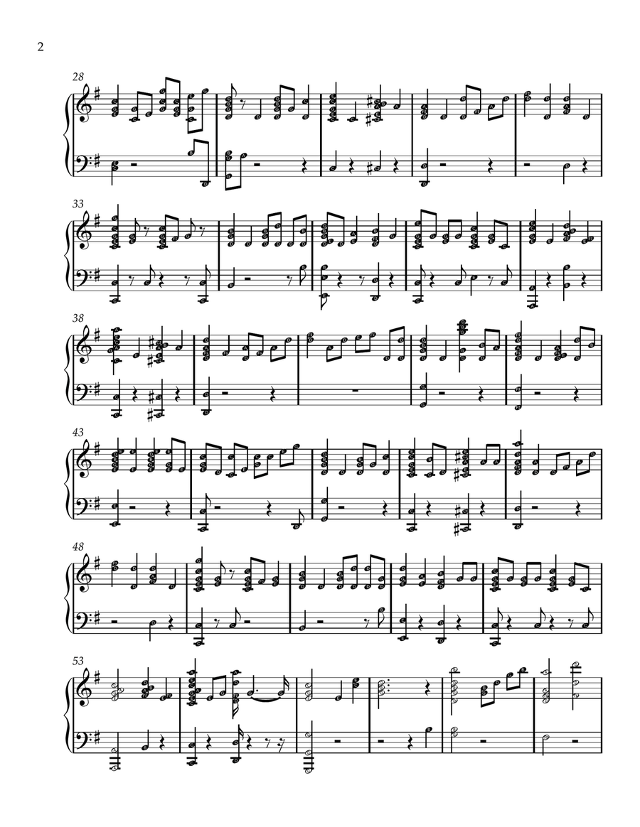 Can You Feel The Love Tonight Easy Piano scores gallery preview page 2