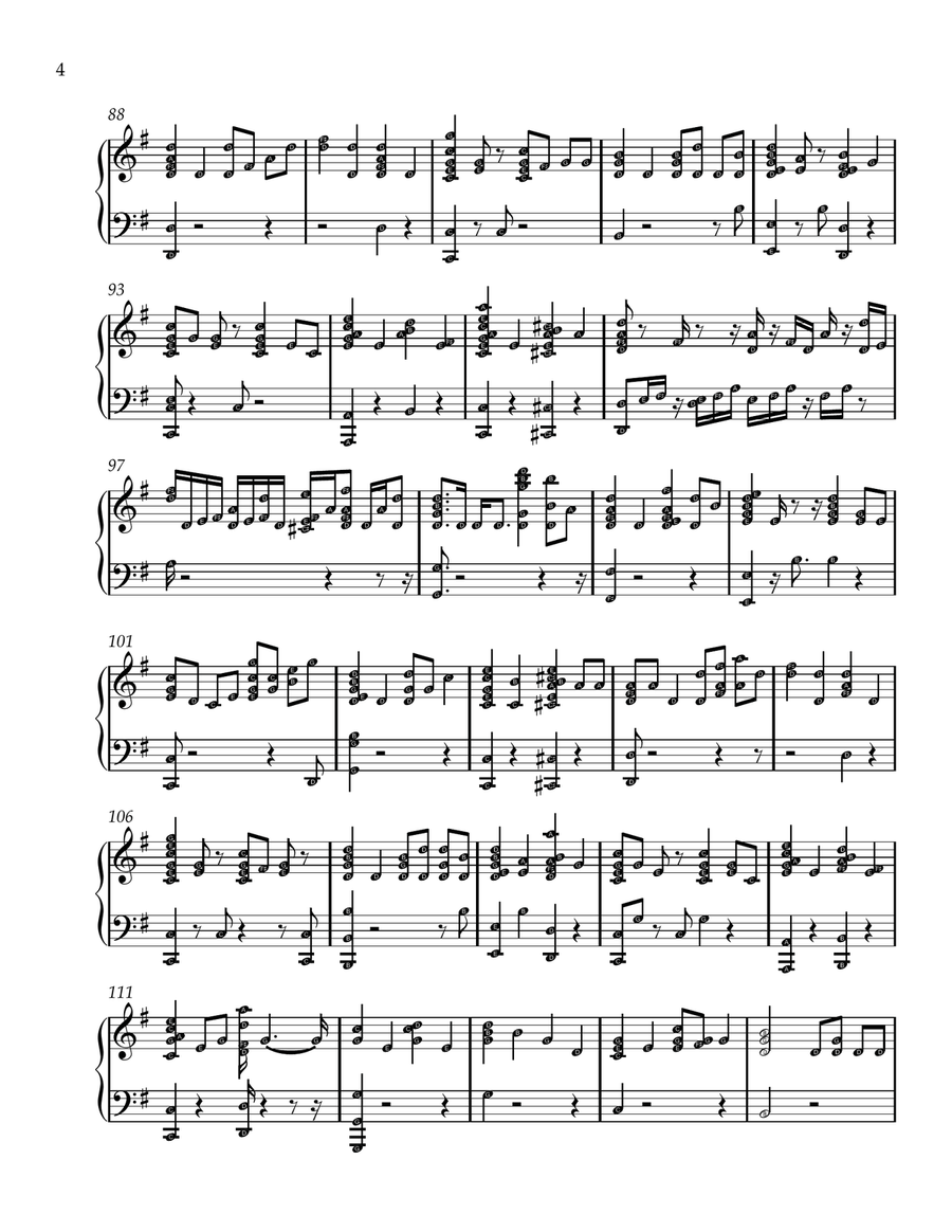 Can You Feel The Love Tonight Easy Piano scores gallery preview page 4