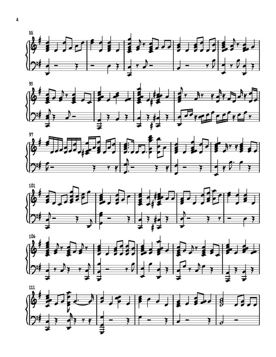 Can You Feel The Love Tonight Piano Solo scores gallery preview page 4