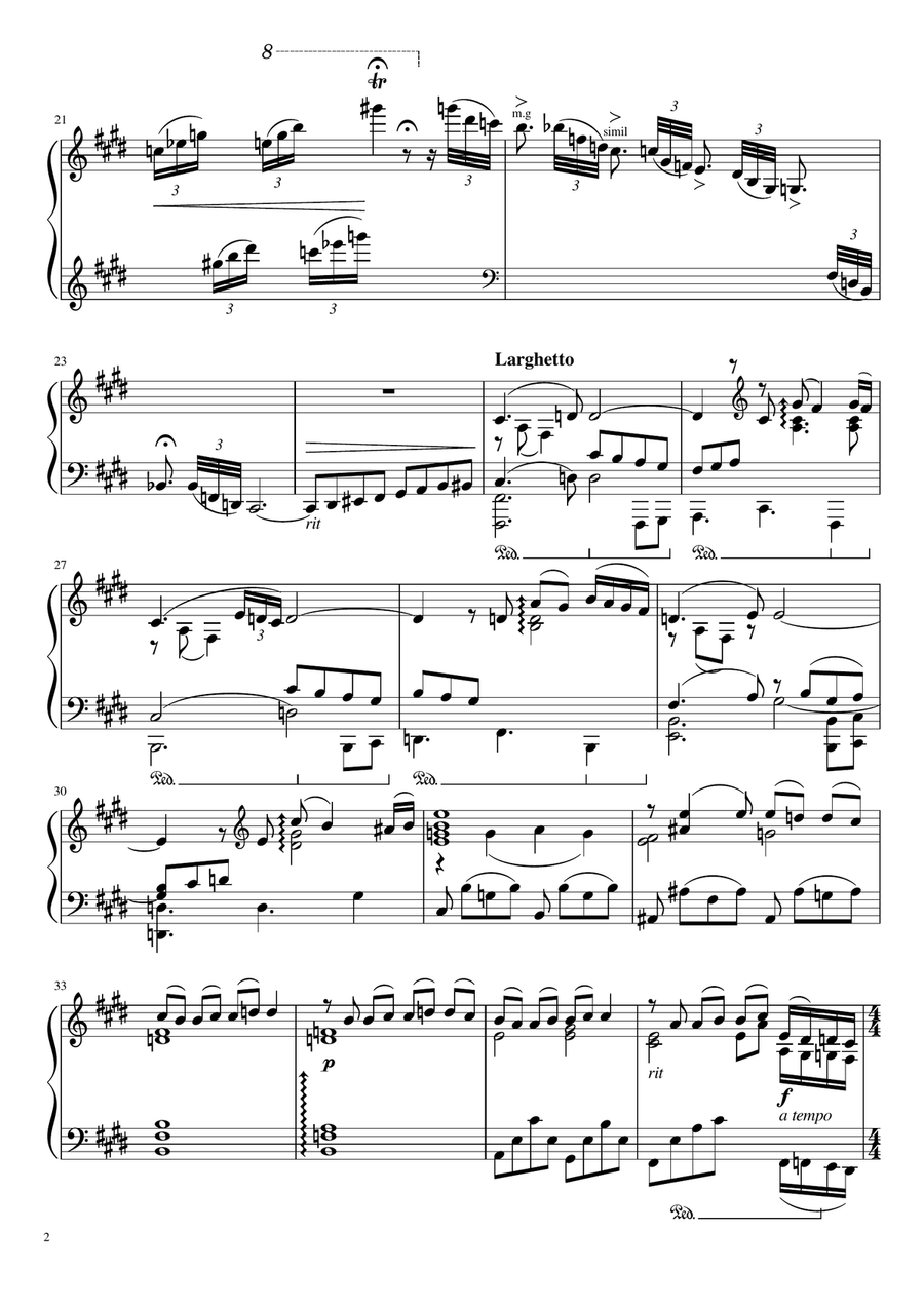Las Cuatro Estaciones Porteñas - Astor Piazzolla (Piano arrangement 4 pack) Piano Solo scores gallery preview page 2