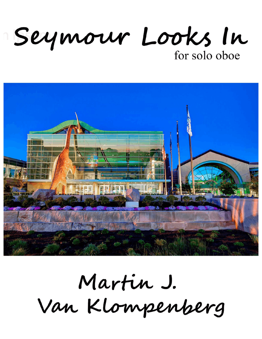 Seymour Looks In, for solo oboe Chamber Music scores gallery preview page 1