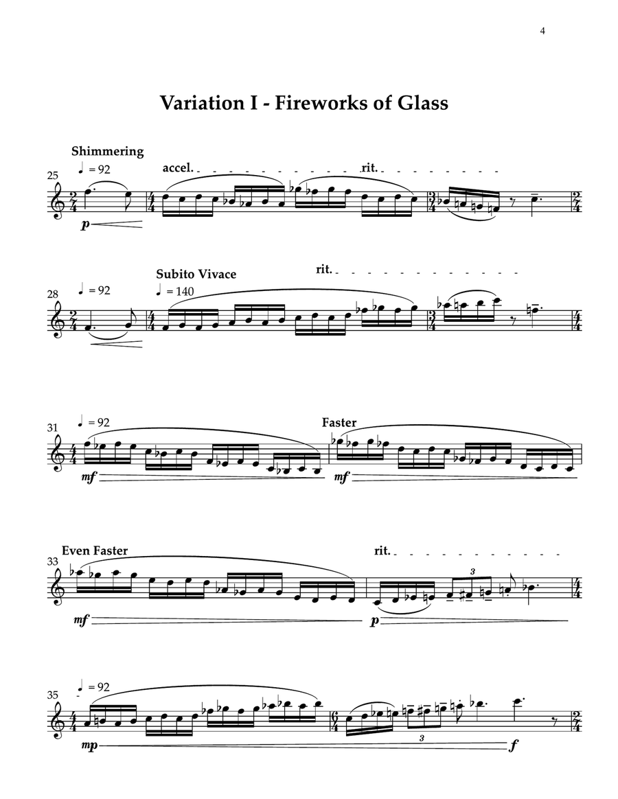 Seymour Looks In, for solo oboe Chamber Music scores gallery preview page 6