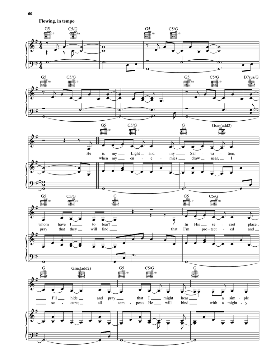 Peace Peace Piano, Vocal, Guitar scores gallery preview page 2