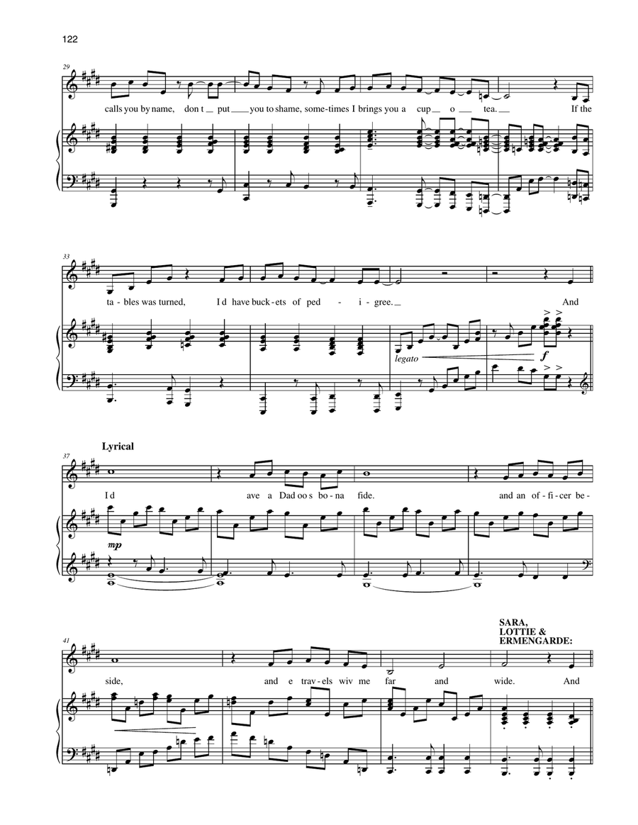 If The Tables Were Turned (from A Little Princess) Piano, Vocal scores gallery preview page 3
