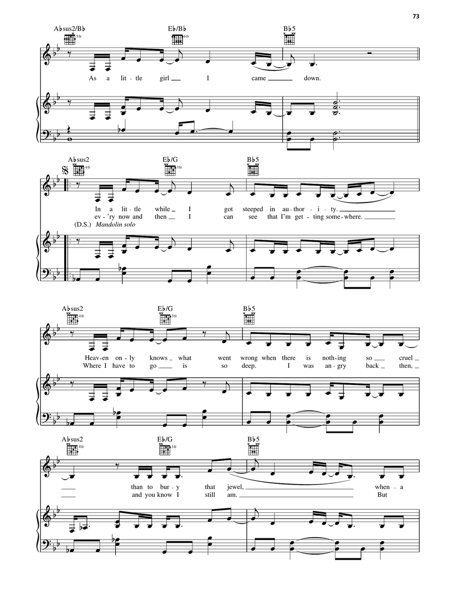 Diamond In The Rough Diamond In The Rough Piano, Vocal, Guitar scores gallery preview page 2