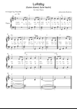 Lullaby - Solo Piano in C Major With Chords & Lyrics in English & German - Beginner/Easy