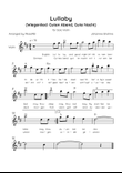 Lullaby - Solo Violin in D Major With Chords & Lyrics in English & German - Beginner/Easy
