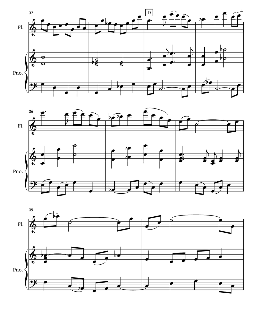 MOONLIT MEADOW Chamber Music scores gallery preview page 4
