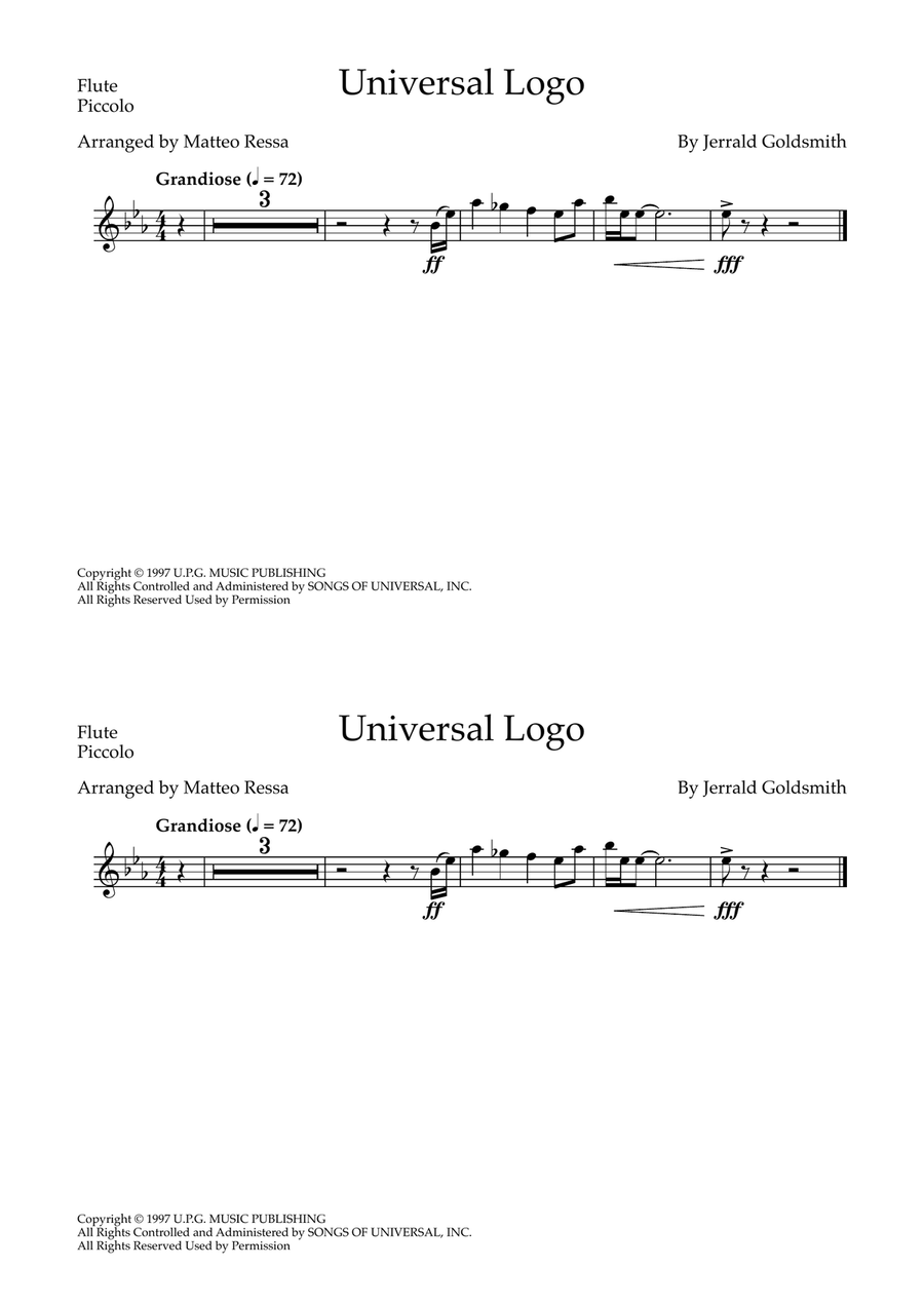 Universal Logo Full Orchestra scores gallery preview page 4