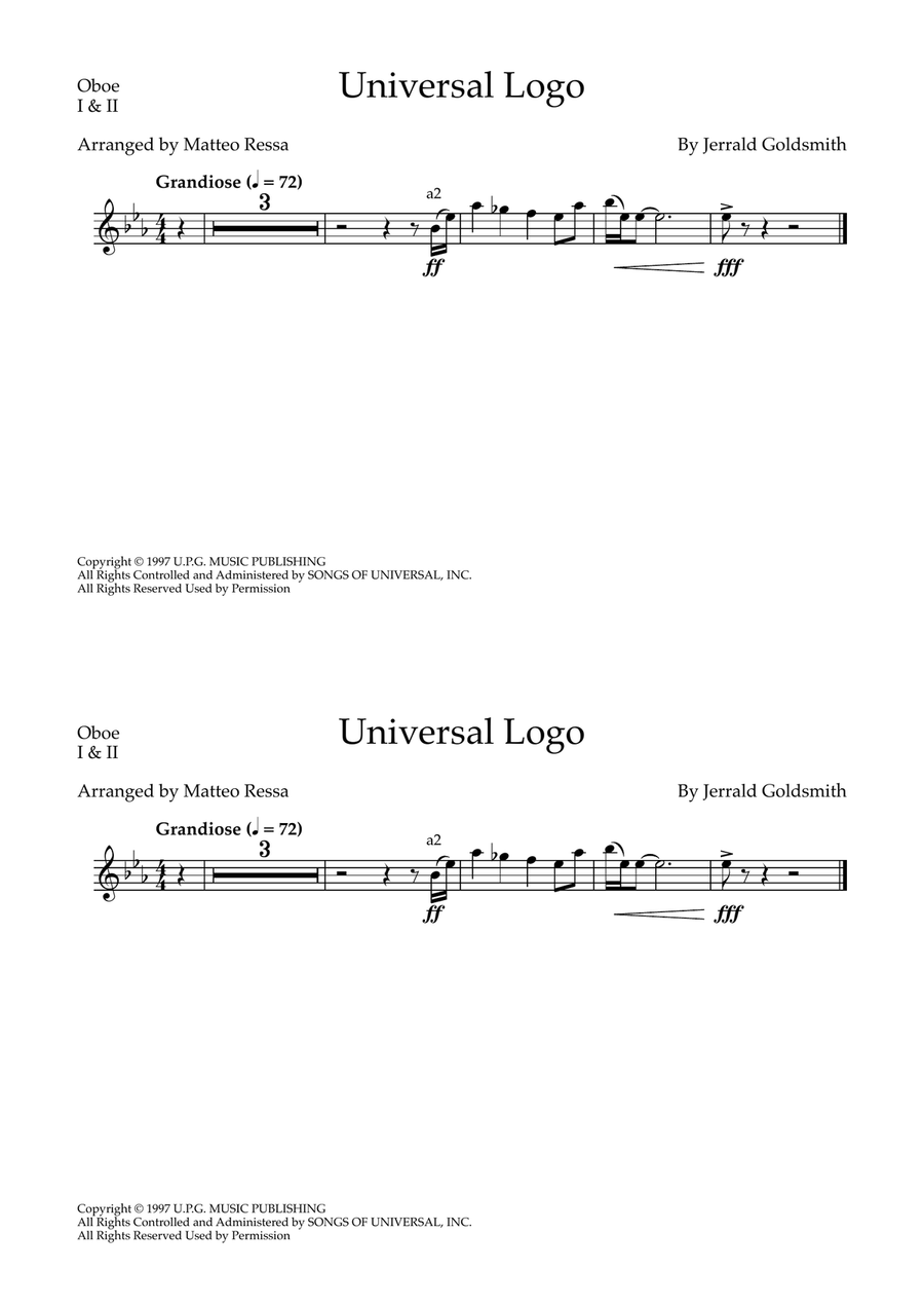 Universal Logo Full Orchestra scores gallery preview page 5