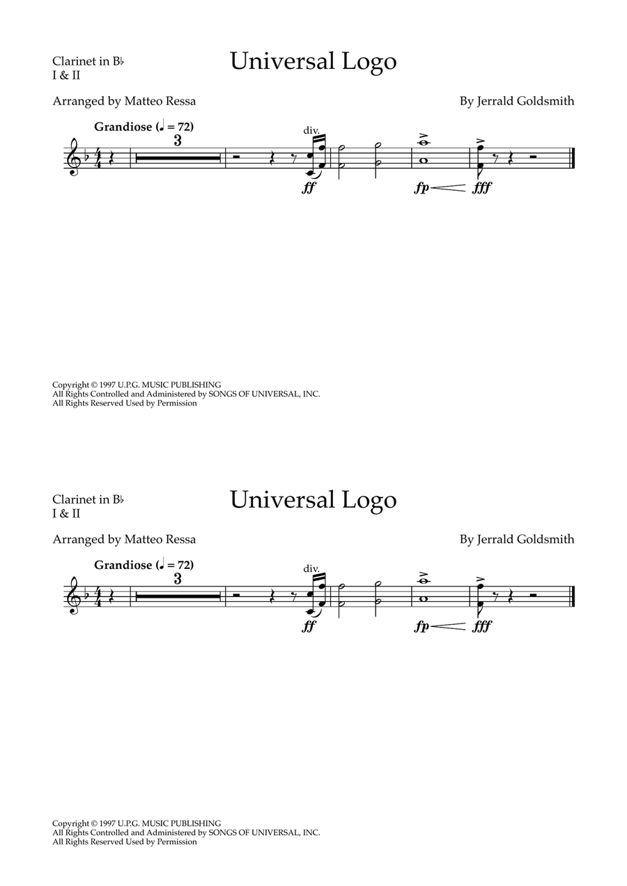 Universal Logo Full Orchestra scores gallery preview page 6
