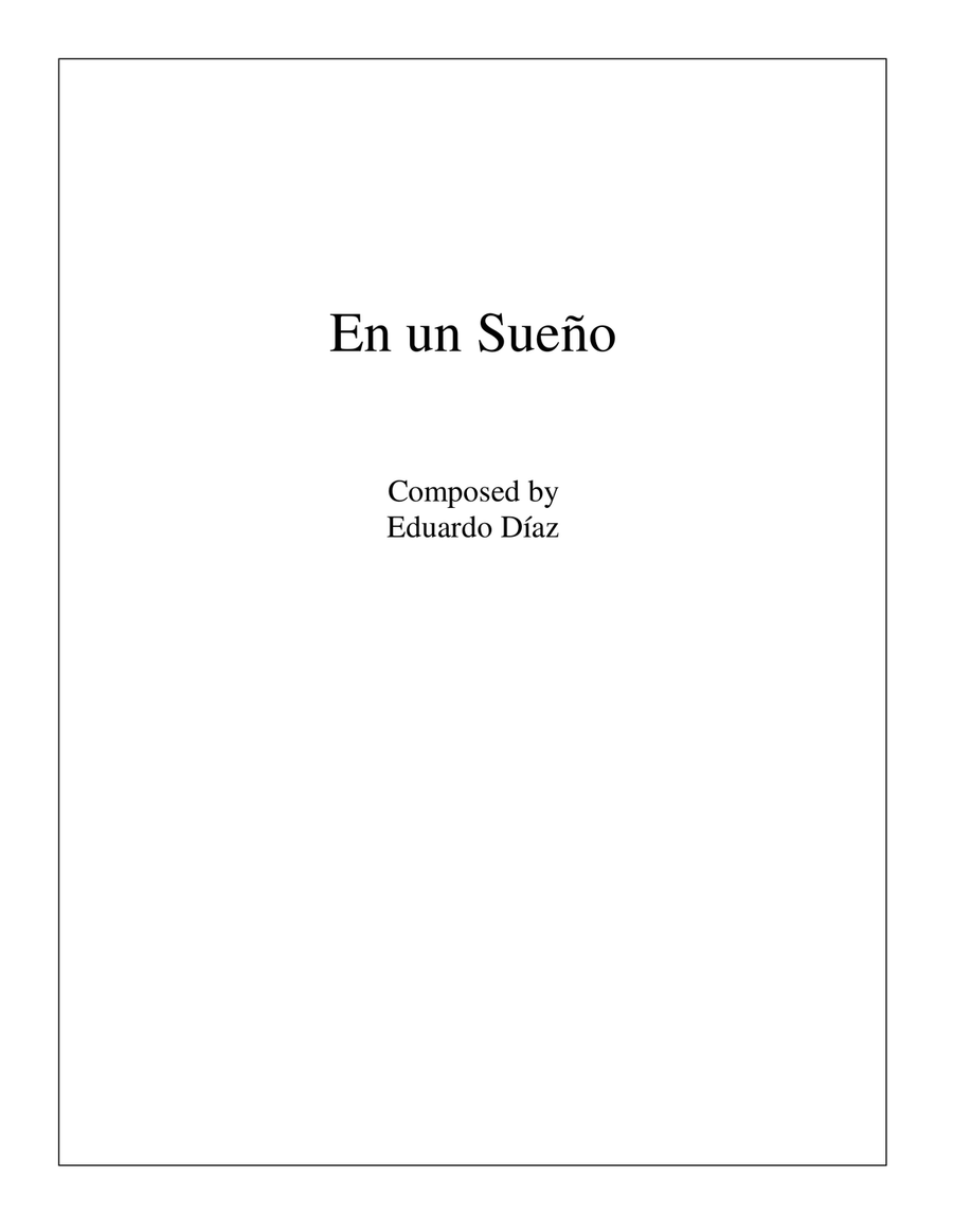 En un Sueño En un Sueño Acoustic Guitar scores gallery preview page 1
