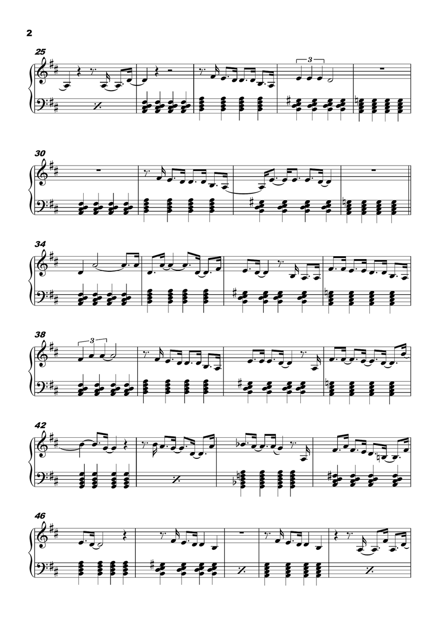 To make you a love song To make you a love song Piano Solo scores gallery preview page 2