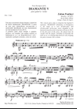 Diamond n.05 for beginner solo guitar (grade 3-5) in contemporary Brazilian style (12-tone series)