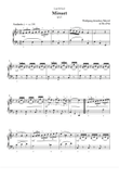 Minuet KV5 - Wolfgang Amadeus Mozart