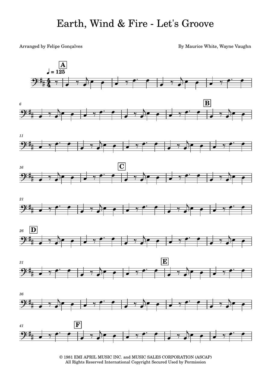 Let's Groove Let's Groove Double Bass scores gallery preview page 1