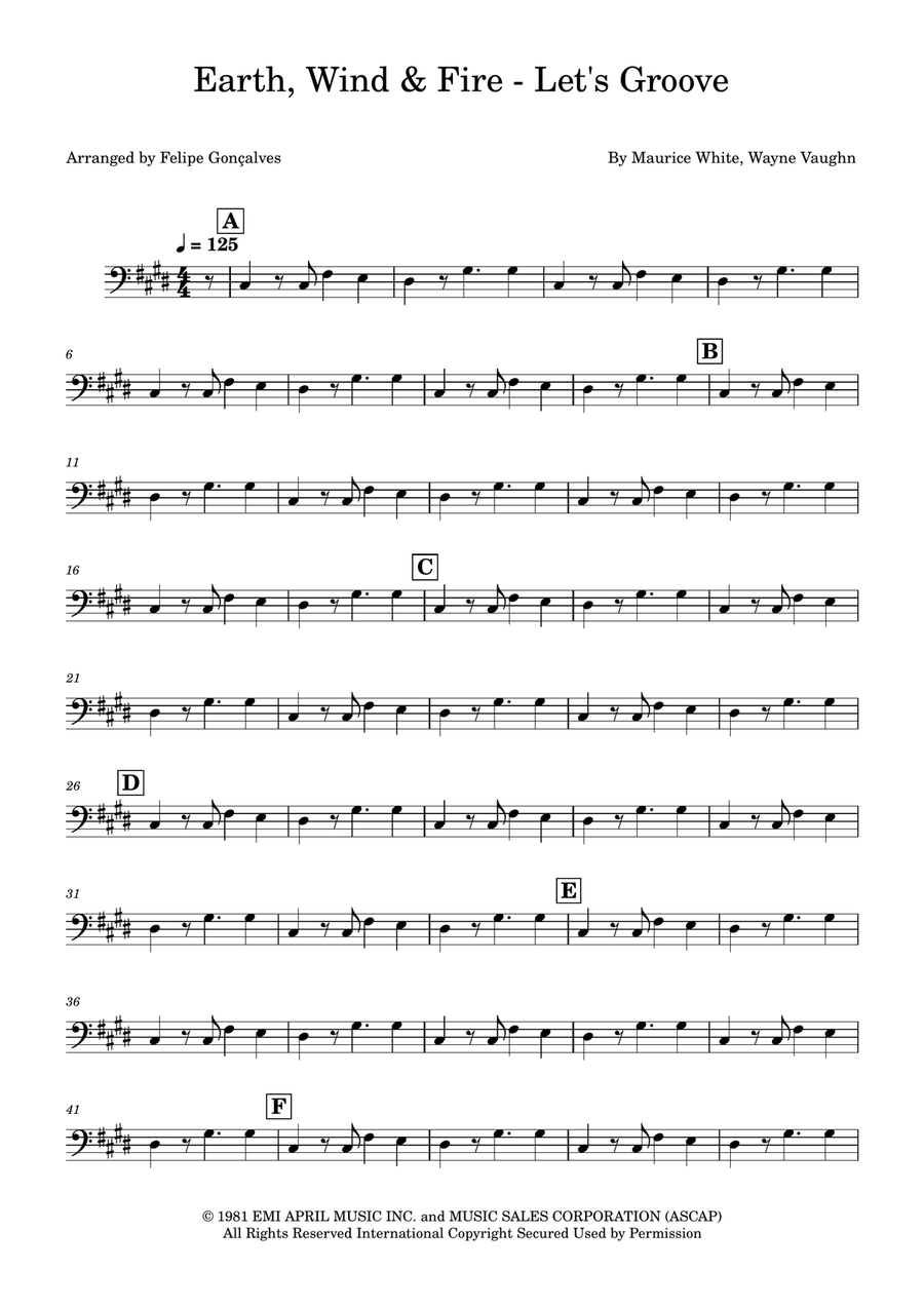 Let's Groove Let's Groove Double Bass scores gallery preview page 1