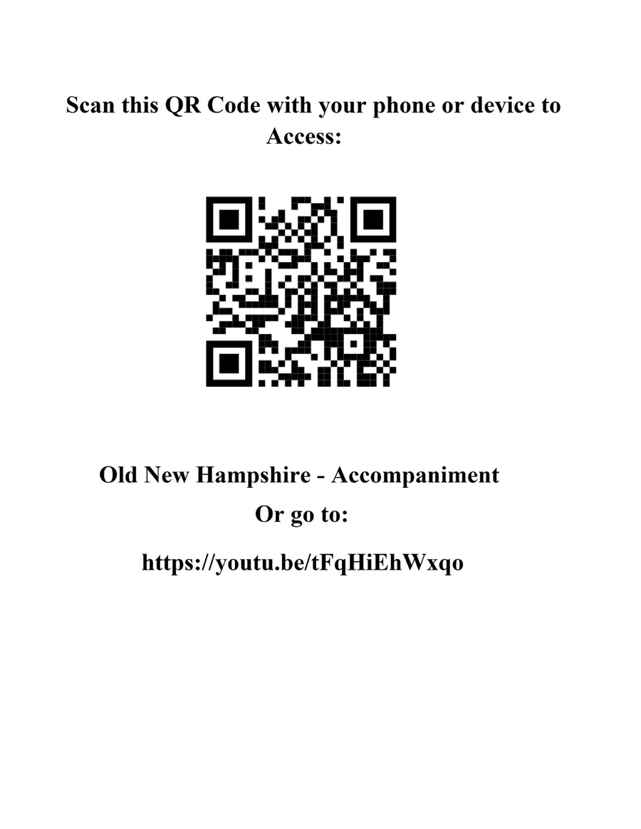 Old New Hampshire - for Glockenspiel/Bells with Piano Accompaniment Piano scores gallery preview page 2