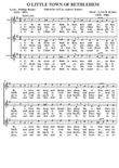 O Little Town Of Bethlehem (St. Louis) A Cappella SAT