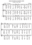 Once In Royal David's City A Cappella SAT