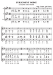 Personent Hodie A Cappella SAT