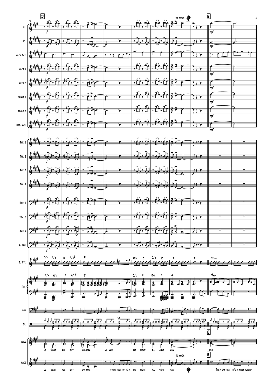 Flip Flop And Fly Flip Flop And Fly Jazz Ensemble scores gallery preview page 5
