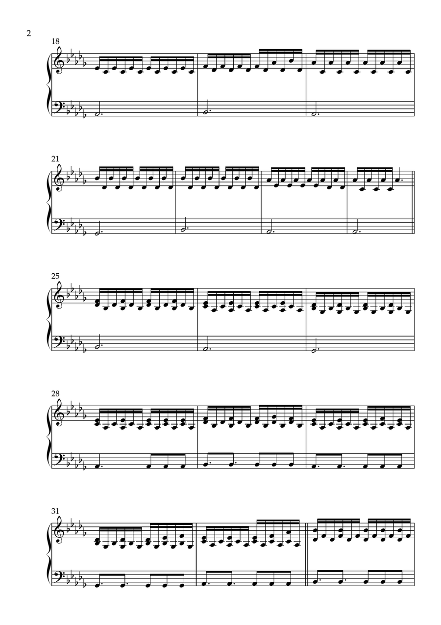 Moonlight Melancholy Moonlight Melancholy Piano Solo scores gallery preview page 2