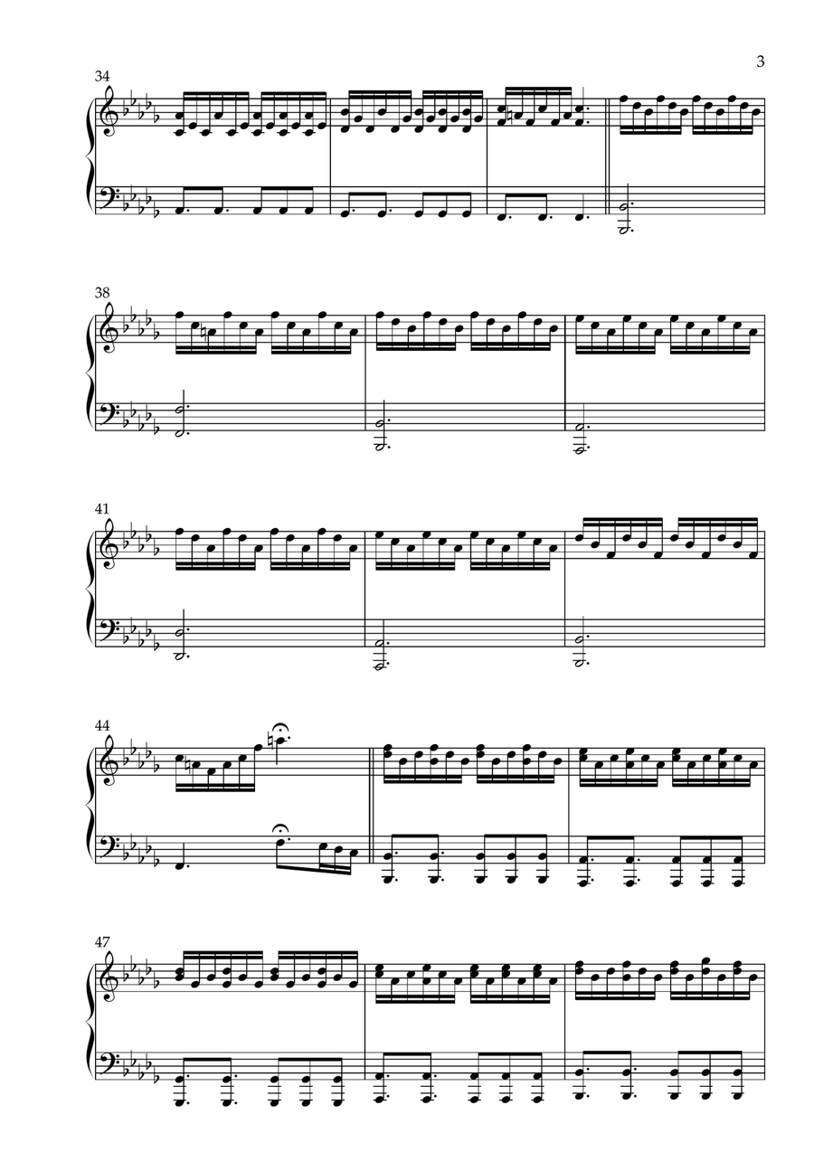 Moonlight Melancholy Moonlight Melancholy Piano Solo scores gallery preview page 3