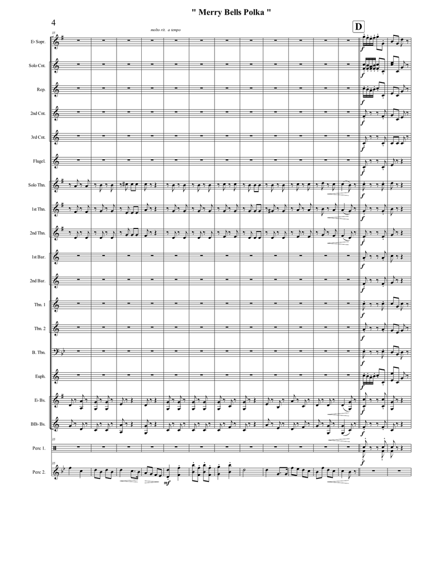 Merry Bells Polka Chamber Music scores gallery preview page 4