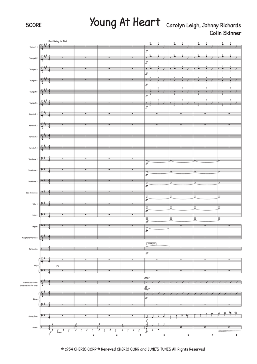 Young At Heart Young At Heart Jazz Ensemble scores gallery preview page 2