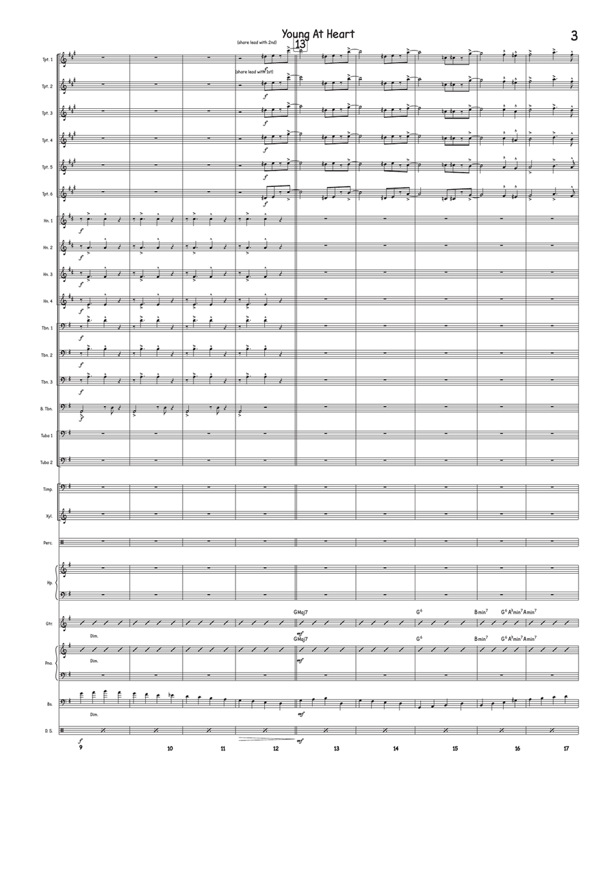 Young At Heart Young At Heart Jazz Ensemble scores gallery preview page 3