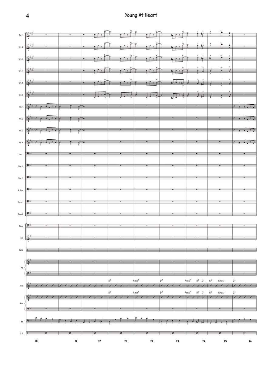 Young At Heart Young At Heart Jazz Ensemble scores gallery preview page 4
