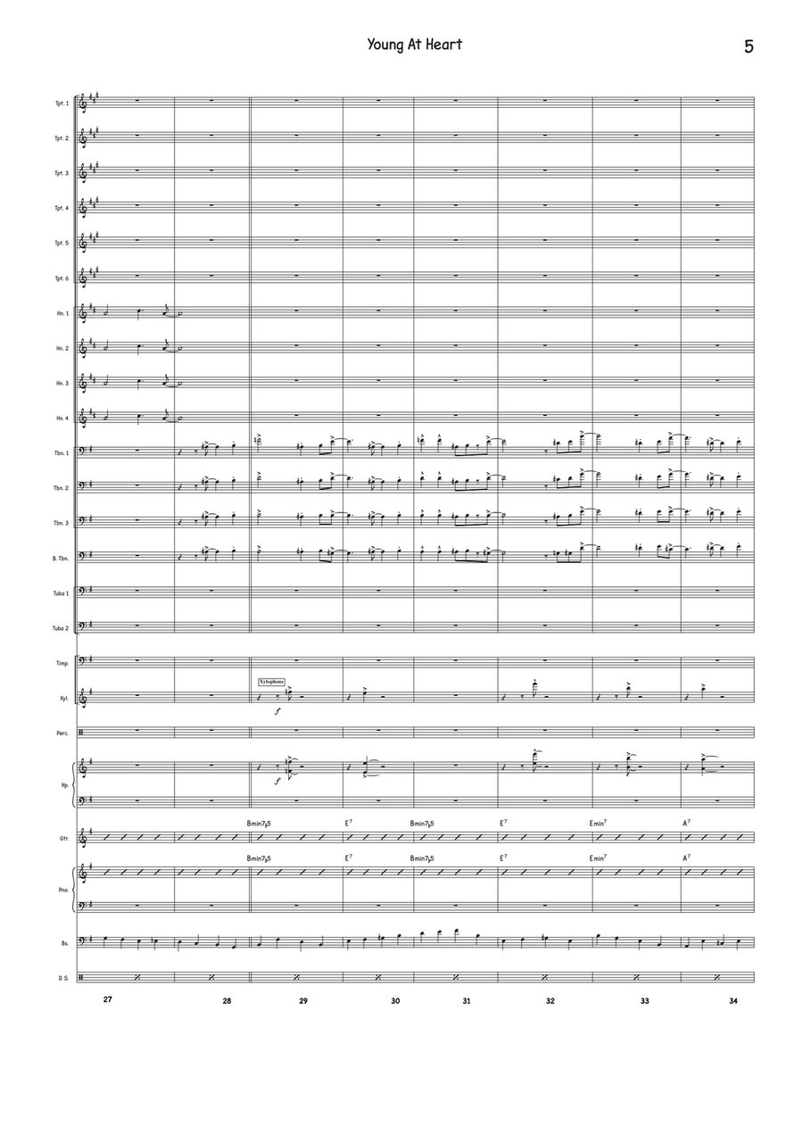 Young At Heart Young At Heart Jazz Ensemble scores gallery preview page 5