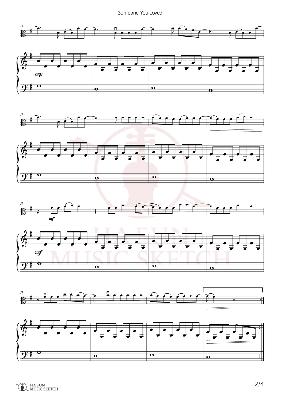 Someone You Loved Someone You Loved Chamber Music scores gallery preview page 2
