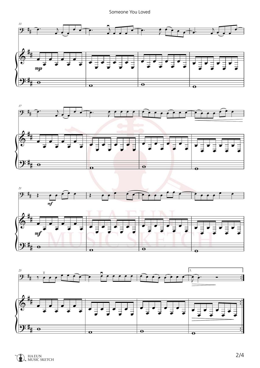 Someone You Loved Chamber Music scores gallery preview page 2