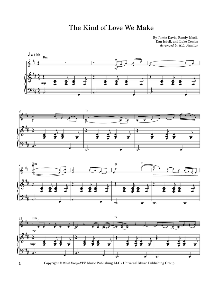 The Kind Of Love We Make The Kind Of Love We Make Violin Solo scores gallery preview page 2