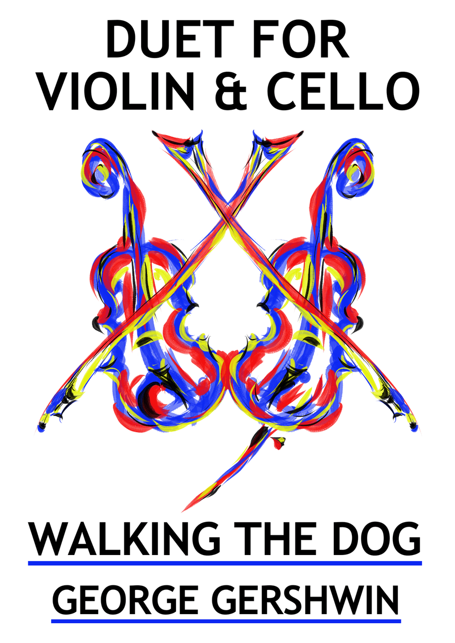 'Promenade' Walking the Dog String Duet scores gallery preview page 1