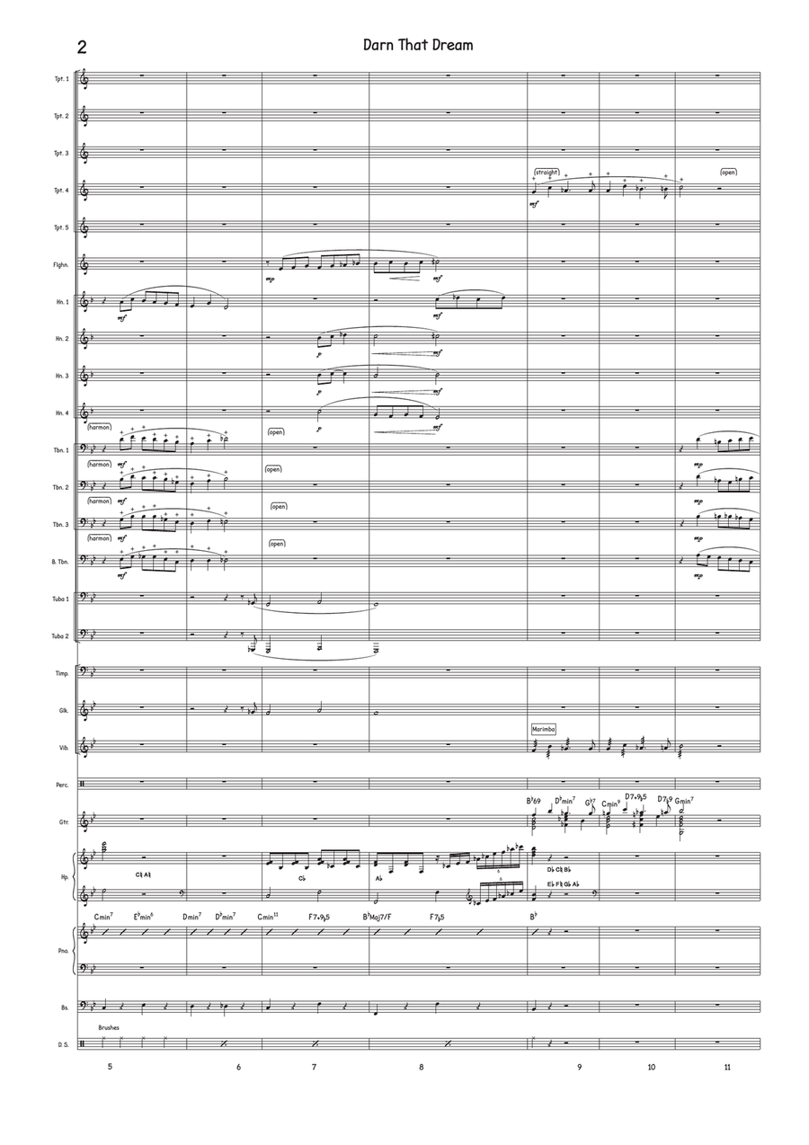 Darn That Dream Darn That Dream Jazz Ensemble scores gallery preview page 2