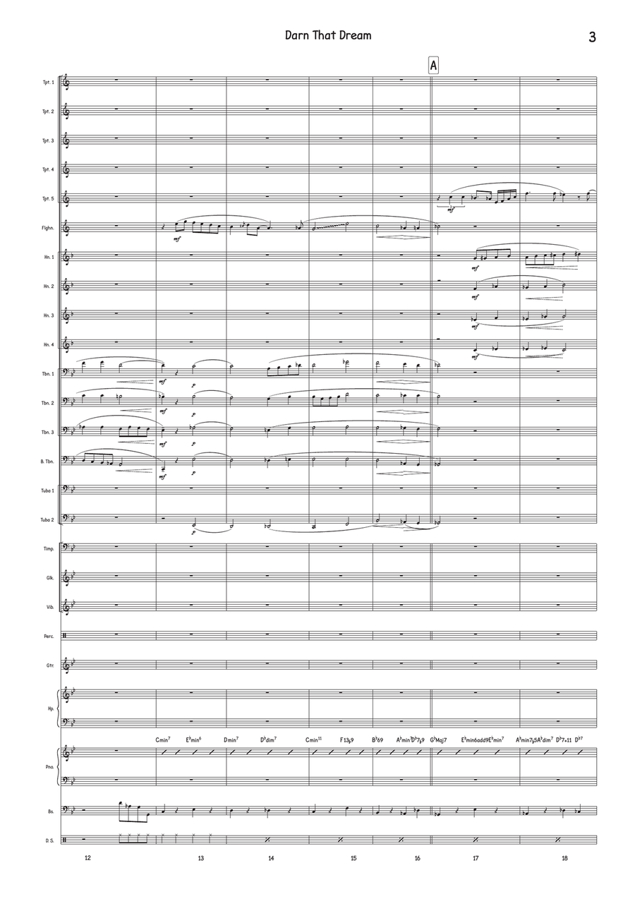 Darn That Dream Darn That Dream Jazz Ensemble scores gallery preview page 3