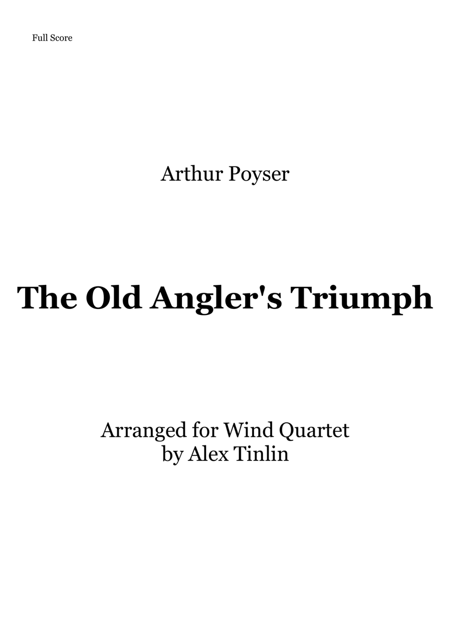 The Old Angler's Triumph The Old Angler's Triumph Woodwind Quartet scores gallery preview page 1