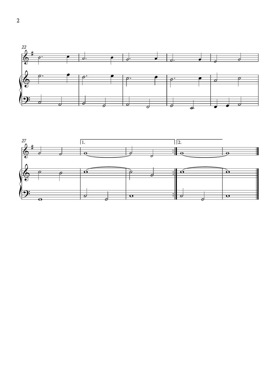 When From My Love Piano scores gallery preview page 2