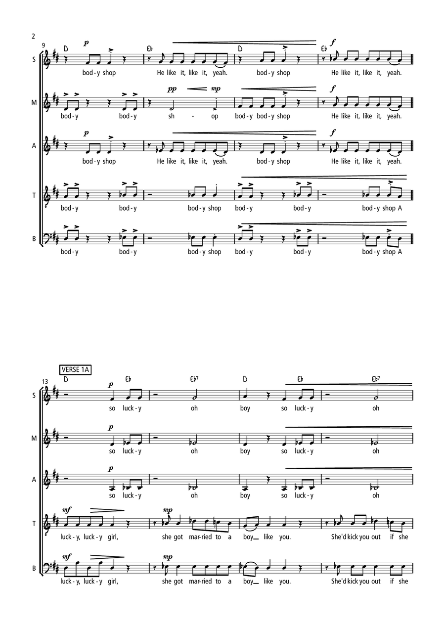 Unholy Choir scores gallery preview page 2
