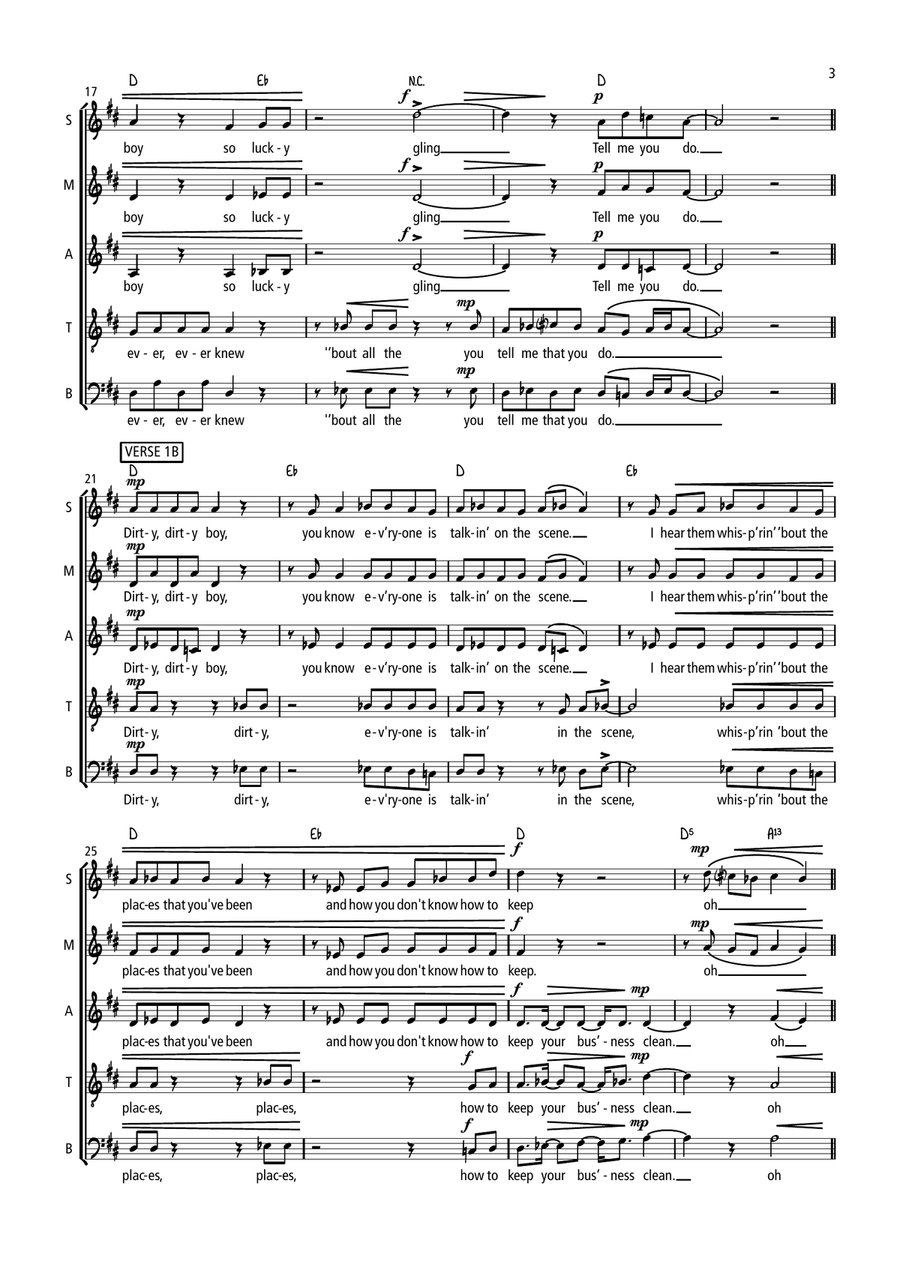 Unholy Choir scores gallery preview page 3