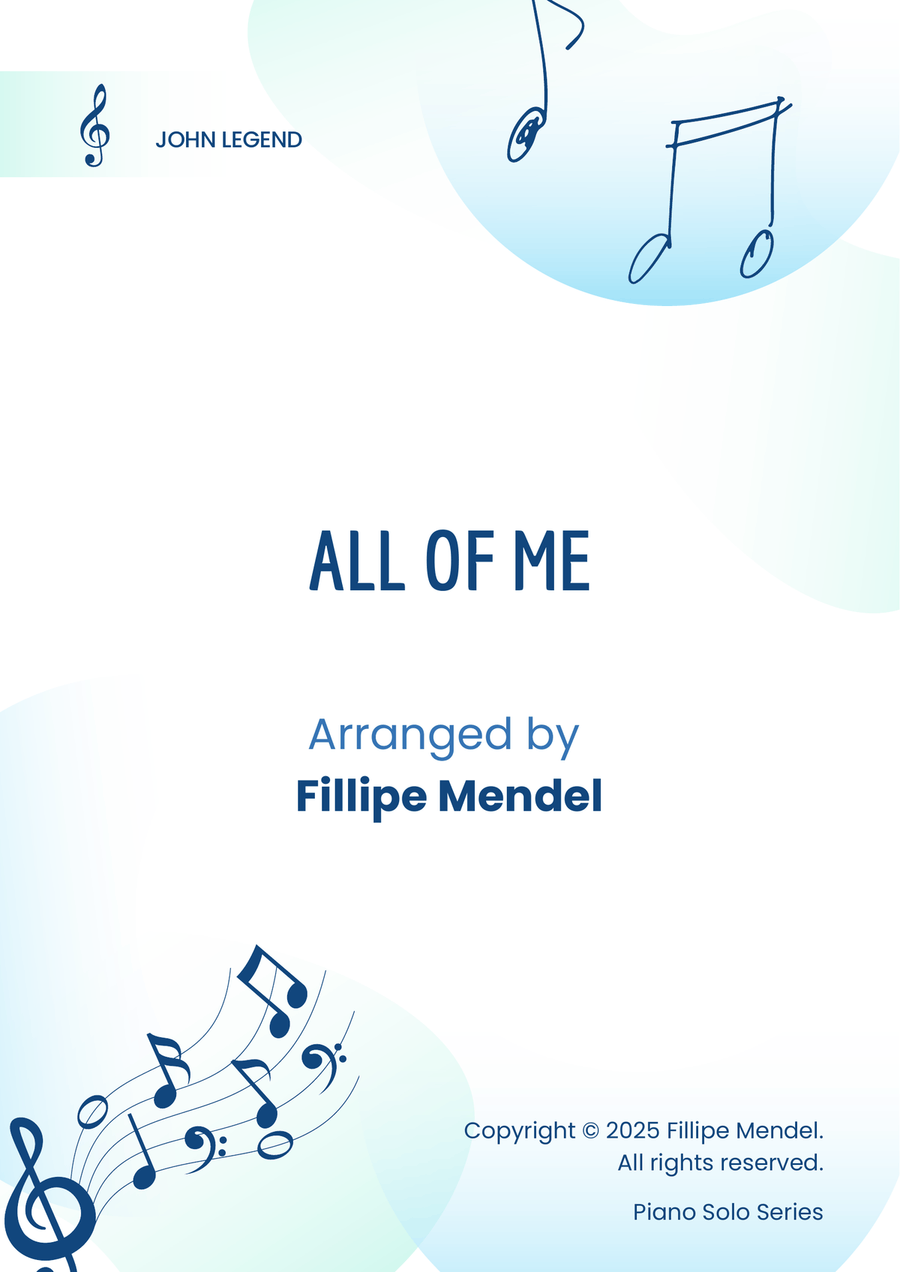 All of Me Piano Solo scores gallery preview page 1