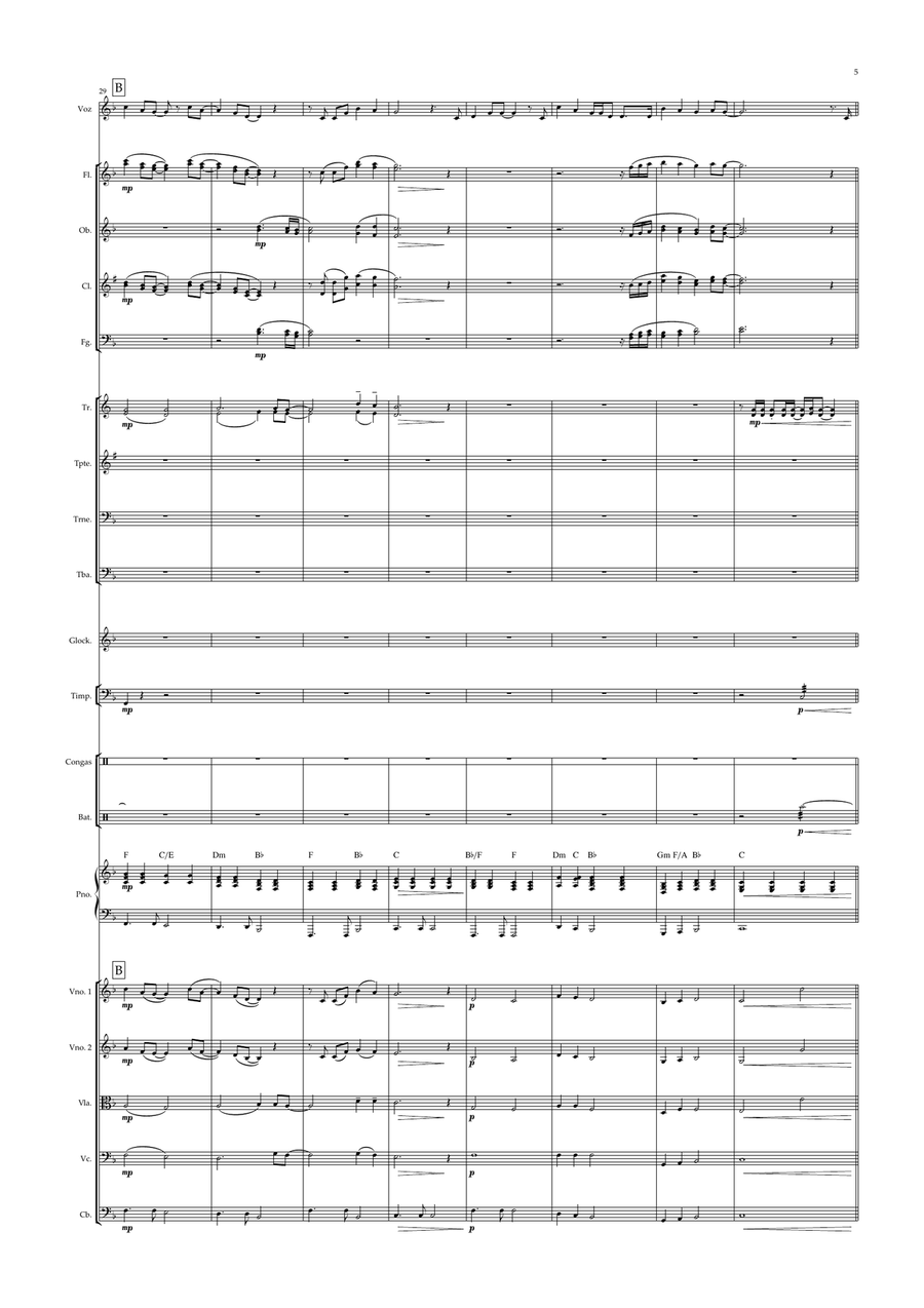 Can You Feel The Love Tonight Full Orchestra scores gallery preview page 5