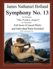 Symphony No. 13 For Orchestra The Fallen Angel Full Score and Parts
