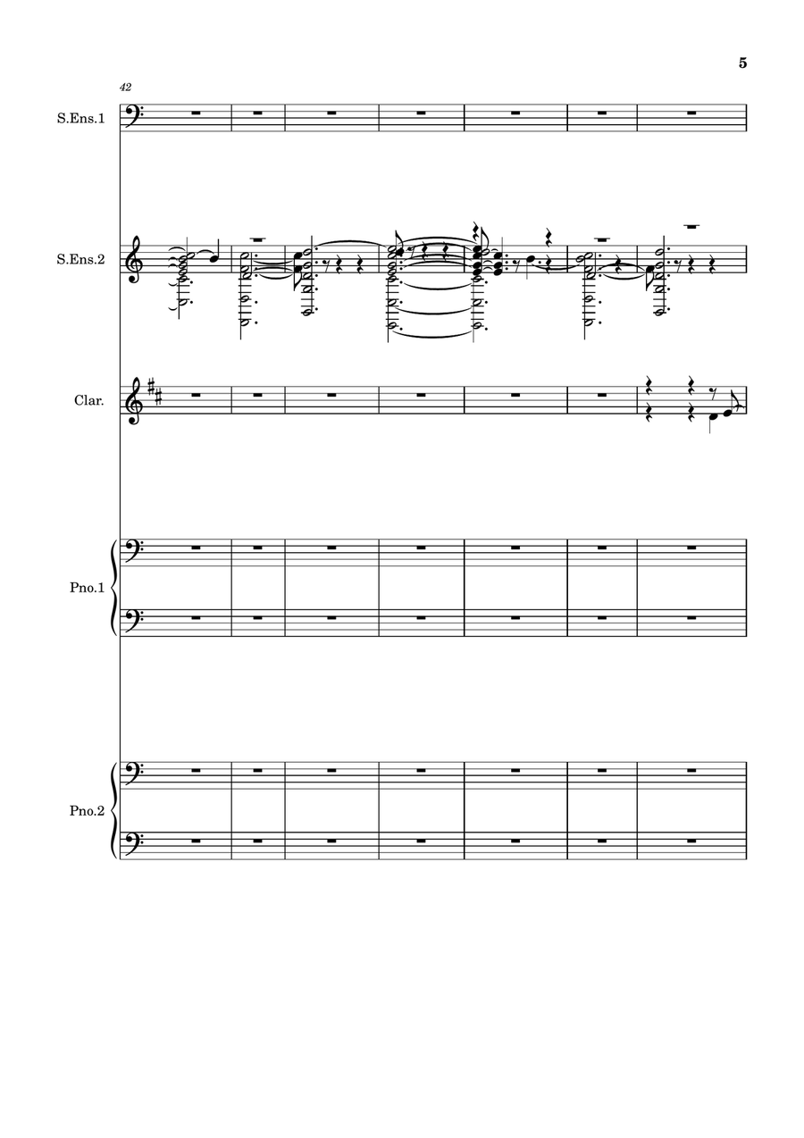 Clarinet Improvisation 4 Clarinet Improvisation 4 Full Orchestra scores gallery preview page 5