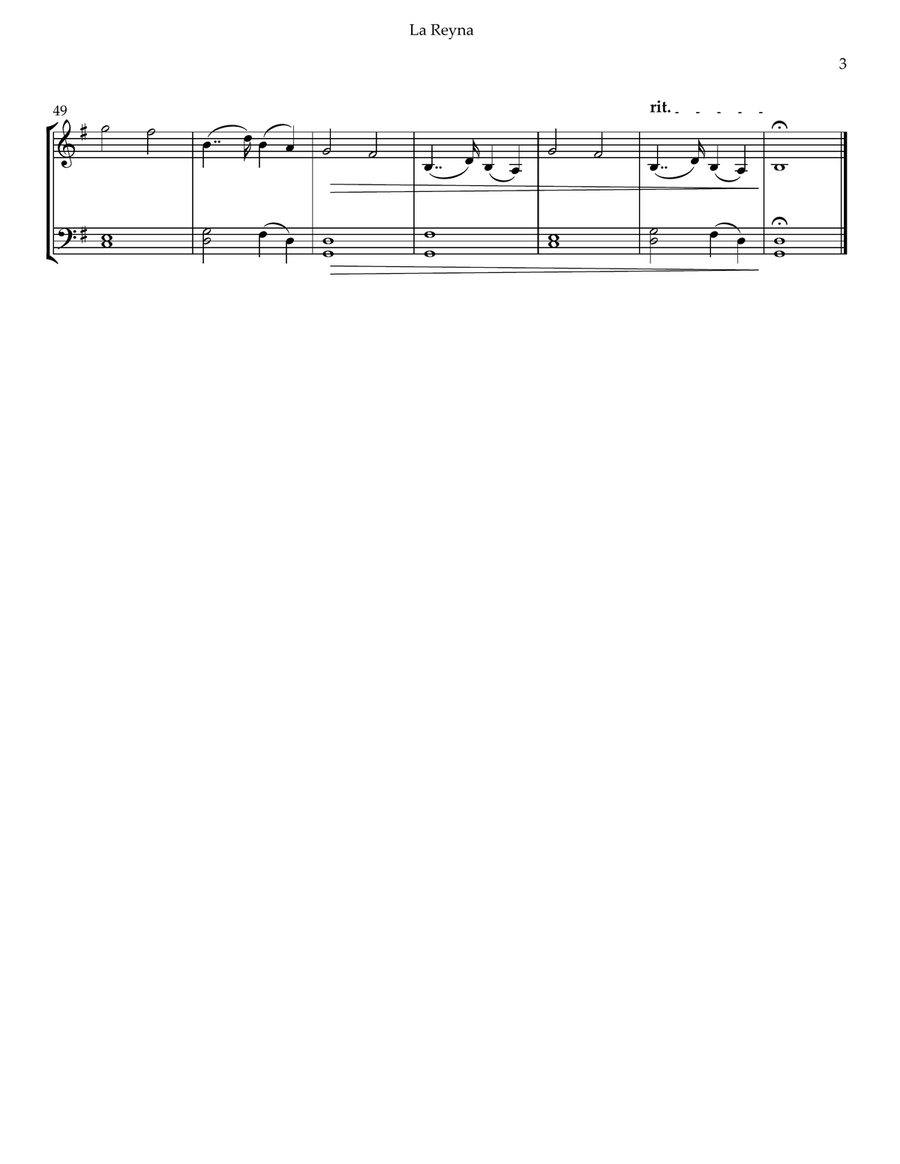 La Reyna La Reyna String Duet scores gallery preview page 3