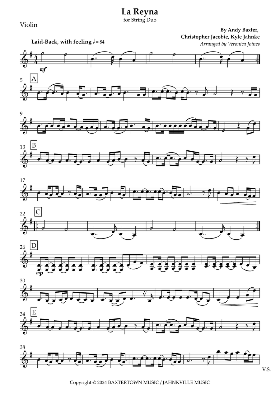 La Reyna La Reyna String Duet scores gallery preview page 4